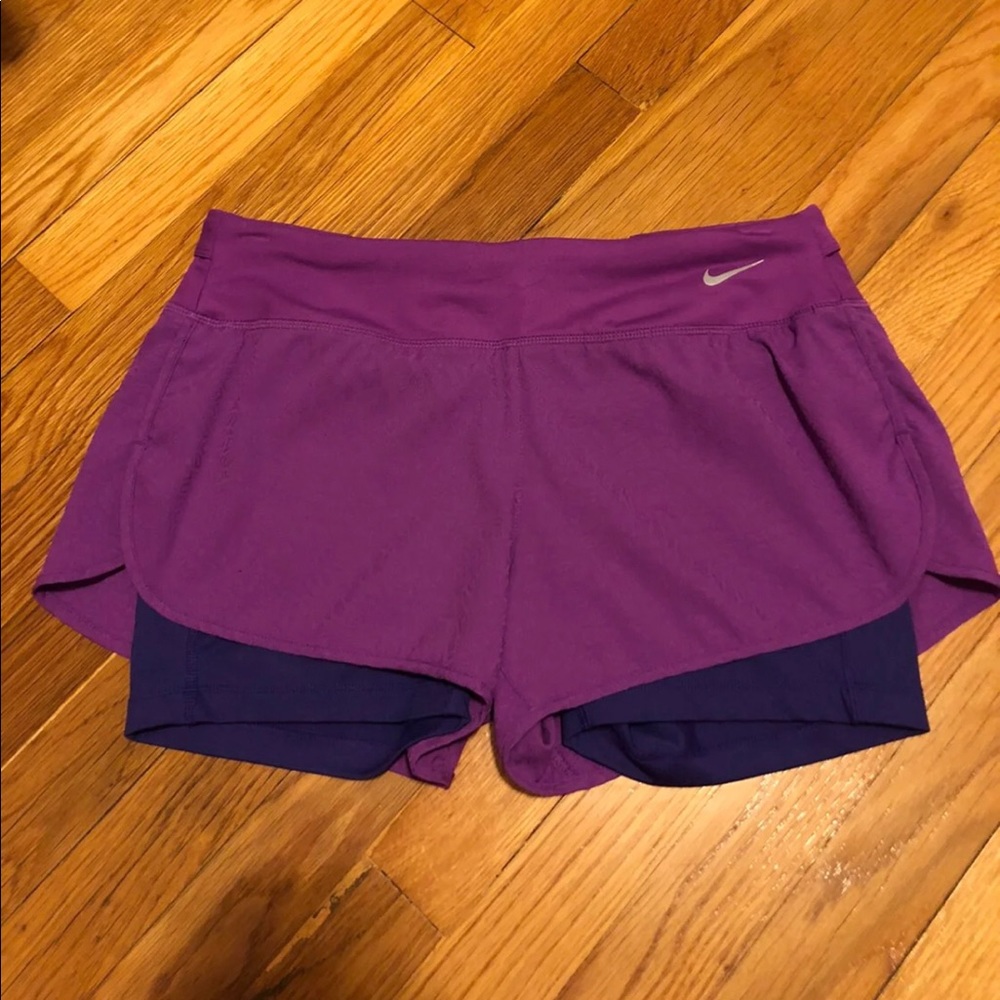 Nike Purple Dri-Fit Shorts M